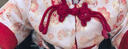 G.DUCKKIDS嬰兒漢服套裝春裝國(guó)風(fēng)唐裝抓周宴女寶寶禮服中式過(guò)年分體兩件套裝 紅色 100 （建議身高90cm 3-4歲）cm 曬單實(shí)拍圖