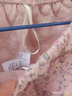 秋鹿睡衣女【暖芯棉】冬季純棉三層夾棉加厚碎花棉襖家居服套裝 豆沙粉 2XL 曬單實(shí)拍圖