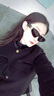 WEEKEND OXYGEN意大利三角貓眼出游墨鏡女款海邊旅游拍照出片防紫外線(xiàn)太陽(yáng)眼鏡 【神秘黑】防紫外線(xiàn) 曬單實(shí)拍圖