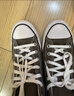 匡威（Converse）官方All Star男女經(jīng)典高幫帆布鞋運動(dòng)鞋木炭色1J793C 1J793C 37.5 曬單實(shí)拍圖
