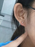 玖維婭 S999足銀耳釘女養耳洞耳骨釘簡(jiǎn)約小巧耳針?lè )蓝箩樁羲X(jué)免摘 S999足銀 球球耳釘【禮盒裝】3MM 曬單實(shí)拍圖