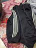 阿迪發(fā)品牌運動(dòng)套裝男2025春秋季情侶潮牌衛衣外套跑步休閑時(shí)尚女運動(dòng)服 黑白套裝加絨加厚 L【115-130斤】 曬單實(shí)拍圖