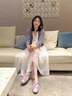 萊爾斯丹云朵芭蕾禮盒2025春夏新款羊皮法式瑪麗珍單鞋女09901 蜜桃粉 BEK 39 （245mm） 曬單實(shí)拍圖