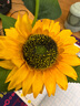 鋒上假花太陽(yáng)花向日葵小盆景仿真花裝飾擺件辦公室新家仿真盆栽 向日葵小盆景【 圓柱陶瓷盆）】 曬單實(shí)拍圖