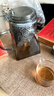 雄沃馳家用茶壺泡茶杯茶水分離茶具濾茶器玻璃水壺耐高溫飄逸杯泡茶壺 直身款茶水分離1壺+2杯 800ml 曬單實(shí)拍圖