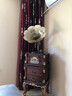 圣利納（SHENGLINA） 歐式實(shí)木留聲機(jī)復(fù)古客廳大喇叭音響美式仿古黑膠唱片機(jī)老式膠片電唱機(jī)擺件 尊享版【櫻桃色描金】實(shí)木雕刻+8寸低音炮 曬單實(shí)拍圖