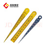 高致精密塑料錐形尺楔形塞尺尖角間隙尺塑料錐度尺直尺1-15mm 硬質(zhì)直尺0-120 曬單實(shí)拍圖