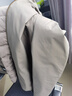 雅戈爾（YOUNGOR）羽絨服男立領可脫帽設計休閑百搭穿著舒適短羽絨服 卡其 L 175/96A 曬單實拍圖