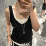 薇薇安·威斯特伍德（Vivienne Westwood）[代購現貨](méi)西太后項鏈女正品ORB系列冰川藍項鏈送女友七夕禮物 中號-冰川藍 曬單實(shí)拍圖