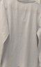 羅蒙兒童白色長袖polo衫男女童T恤打底衫學(xué)生班服校園服飾  白色 150 曬單實(shí)拍圖