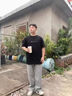 歌樸偉純棉短袖T恤男夏季薄款寬松透氣五分落肩袖內穿打底衫上衣服男 STAY黑色+1991深灰 （倆件裝） 5XL 曬單實(shí)拍圖