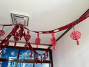 喜蝴蝶用品新人結婚室內場(chǎng)景布置裝飾道具吊頂拉花條幅新中式婚房全套裝 客廳專(zhuān)用【4件套A款】+安裝視頻 曬單實(shí)拍圖