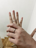ALLOVE情侶戒指男女款一對求婚純銀對戒生日禮物送男女友結婚紀念日實(shí)用 曬單實(shí)拍圖