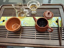 唐豐（TANGFENG）茶具原木茶托盤(pán)柯木功夫茶盤(pán)實(shí)木茶臺蓄水接水管雙用式瀝水茶臺 萬(wàn)里山河長(cháng)方盤(pán)(大) 曬單實(shí)拍圖