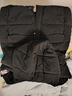安踏（ANTA）冰甲羽絨 加厚防潑水連帽羽絨服女冬季90絨保暖面包服162447904 基礎黑-4 M /女165 曬單實(shí)拍圖