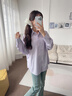 香影【黑科技防曬襯衫】襯衣女長(cháng)袖2025夏裝新款香芋紫色薄款外套 紫色 M 160/84A/95-110斤 曬單實(shí)拍圖