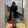 Levi's商場(chǎng)同款冰酷系列25夏新款女士RIBCAGE高腰直筒白色牛仔褲 淺藍色 24 (27) 曬單實(shí)拍圖
