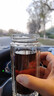 百萊斯原礦水晶杯天然水晶茶杯雙層抗菌高檔商務(wù)辦公室領(lǐng)導(dǎo)泡茶杯禮盒裝 璀璨菱槽【抗菌茶隔】 360ml 曬單實(shí)拍圖