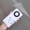 鹿途者 DEERWALKins高級感鏤空蝴蝶適用華為mate80pro手機殼全包防摔mate70pro+保護套大孔鏡頭mate50E磨砂40硬殼 銀底tpu-鏤空蝴蝶 華為 Mate 70 Pro+ 曬單實(shí)拍圖
