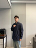BOSS博斯【七夕節(jié)禮物】男士2025年春季新款彈力棉質(zhì)寬松版型外套襯衫 404-深藍(lán)色 M 曬單實(shí)拍圖