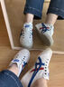 Onitsuka Tiger 鬼塚虎鞋復古男女同款情侶鞋輕便帆布鞋舒適休閑鞋一腳蹬鞋/系帶 1183B475-100 37 /4.5 曬單實拍圖