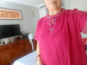 勤記棉麻連衣裙 亞麻裙子高檔小個子女裝夏季民族風刺繡寬松長裙 紅色(少量現(xiàn)貨) M 建議85-110斤 曬單實拍圖