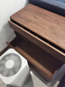 叁舍茶水柜茶具茶器收納柜現代簡(jiǎn)約北美黑胡桃實(shí)木泡茶桌側柜邊柜 黑胡桃木茶水柜 長(cháng)80寬40高60cm 曬單實(shí)拍圖
