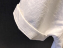 羅蒙（ROMON）2025新款夏季薄款字母短袖T恤男士韓版百搭彈力修身印花衣服 白色 L 125-135斤穿 曬單實(shí)拍圖