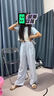 優(yōu)優(yōu)1點(diǎn)（Yoyo one）女童套裝夏裝2025新款洋氣兒童短袖工裝褲大童夏季時(shí)髦炸街兩件套 18897藍(lán)粉漸變+15029藍(lán)色 160 160cm 曬單實(shí)拍圖