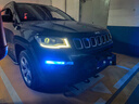 jeep全新指南者日行燈白色日行燈2017款吉普LED日間行車(chē)燈泡改裝 升級款 冰藍【常亮】 曬單實(shí)拍圖