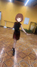 迪士尼（Disney）新款舞服少兒拉丁舞春夏無袖古風(fēng)旗袍流蘇演出服練習(xí)服女童跳舞 黑色古風(fēng)旗袍流蘇套裝 130 曬單實(shí)拍圖