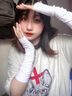 劉潮布冰袖女款防曬袖套2023新款高顏值防紫外線(xiàn)手袖護臂夏季薄冰絲透氣 白+黑 均碼 曬單實(shí)拍圖