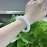 玉旺軒天然新疆和田玉手鐲羊脂玉白玉手鐲正品白玉手鐲女款旺夫真玉鐲子 和田玉手鐲+國檢證書(shū)+禮盒 55mm 曬單實(shí)拍圖