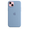 Apple/蘋果 iPhone 15 Plus 專用 MagSafe 硅膠保護(hù)殼-凜藍(lán)色 磁吸手機(jī)殼 蘋果原裝手機(jī)殼 曬單實(shí)拍圖