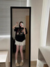 DXOT白色a字蕾絲蛋糕裙半身裙女2025新款夏季季小個子公主蓬蓬裙短裙 白色 M 【90-100斤】 曬單實拍圖