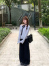 啄木鳥(niǎo)（TUCANO）黑色波點(diǎn)長(cháng)條絲巾女2025新款系脖感頸飾夏季薄款發(fā)帶絲帶脖飾時(shí)尚 波點(diǎn)絲巾 140*5厘米 曬單實(shí)拍圖