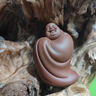 宇軒紫砂歡喜彌勒茶佛寵擺件手工可養(yǎng)可愛茶玩茶藝家居裝飾禪意 ZY歡喜彌勒朱泥一對（2個） 曬單實拍圖