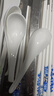 匯格唐山骨瓷小湯勺勺子調(diào)羹小馬戈飯勺陶瓷家用餐廳純白小號(hào)瓷勺長(zhǎng)柄 中天鵝勺1只【純白】16cm 曬單實(shí)拍圖
