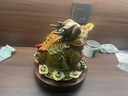 慕芳閣全銅三足金蟾招財擺件工藝品店鋪公司開(kāi)業(yè)禮品前臺辦公室桌面擺件 小號（約高17厘米） 曬單實(shí)拍圖