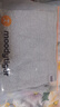 moodytiger男童衛(wèi)衣抓絨防風冬季兒童衛(wèi)衣吸濕排汗保暖圓領(lǐng)套頭休閑運動衫 淺花灰 165 cm 曬單實拍圖
