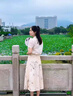 DGOV套裝女兩件套2025年新款旗袍吊帶裙兩件套新中式吊帶連衣裙套裝女 兩件套（zt） M 建議90-105斤 曬單實(shí)拍圖
