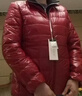 QIYUN 輕薄羽絨服女短款秋冬新款韓版修身薄款短外套女 立領(lǐng)酒紅色 XL 【109-120斤】 曬單實(shí)拍圖