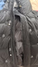啄木鳥羽絨服男冬季青少年男士短款連帽上衣服冬季加厚保暖潮流亮面外套 黑色 L 曬單實(shí)拍圖