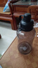 富光塑料水杯戶(hù)外大容量男士運動(dòng)大號水壺工地水桶2000ml泡茶便攜杯子 2000ml武士黑【升級款杯蓋】 曬單實(shí)拍圖