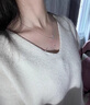 紀詩哲鉑白金PT950麥穗流蘇項鏈女2025新款七夕情人節(jié)生日禮物送女友 pt950鉑金項鏈+麥穗流蘇吊墜 曬單實拍圖