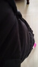 鴨鴨反季時空道宇聯(lián)名中長款羽絨服男女同款冬季新款連帽休閑加厚外套 星空黑色 M 曬單實拍圖