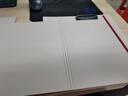 得力紐賽(NUSIGN)A4豎式折頁板夾會(huì)議夾 加厚文件夾彩色資料夾 文件資料收納合同簽約辦公用品 涅槃紅NS180 曬單實(shí)拍圖