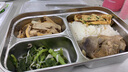 尚佳幫德國免注水電熱飯盒上班族熱飯神器車載帶飯便當(dāng)盒可加熱飯盒 【米色】電熱飯盒(四格) 10ml 曬單實拍圖