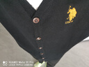 U.S.POLO ASSN.保羅針織男秋季商務(wù)休閑毛衣男百搭保暖外套 黑色 2XL 曬單實(shí)拍圖