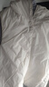 雅鹿輕薄羽絨服女馬甲秋冬季新款短款連帽冬裝鴨絨外穿羽絨無(wú)袖外套 米白 S 曬單實(shí)拍圖